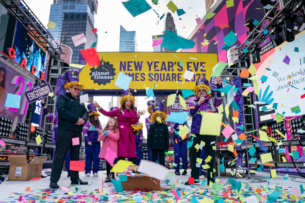 Confetti Test Times Square Ball